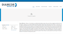 Desktop Screenshot of diamcormining.com